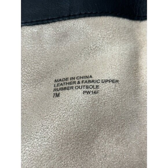 Michael Kors Bromley Side Zip Leather Boots Black Women Sz 7 M - Picture 5 of 15